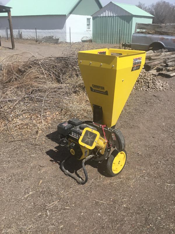 3-in. Chipper Shredder - Champion Power Equipment 3-in. Chipper Shredder - Champion Power Equipment