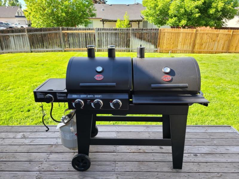 Double Play Gas Charcoal Grill Char Griller