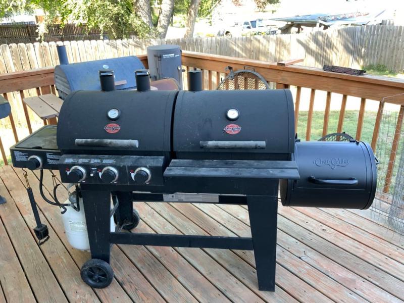 Duo 5050 Gas Charcoal Grill Char Griller