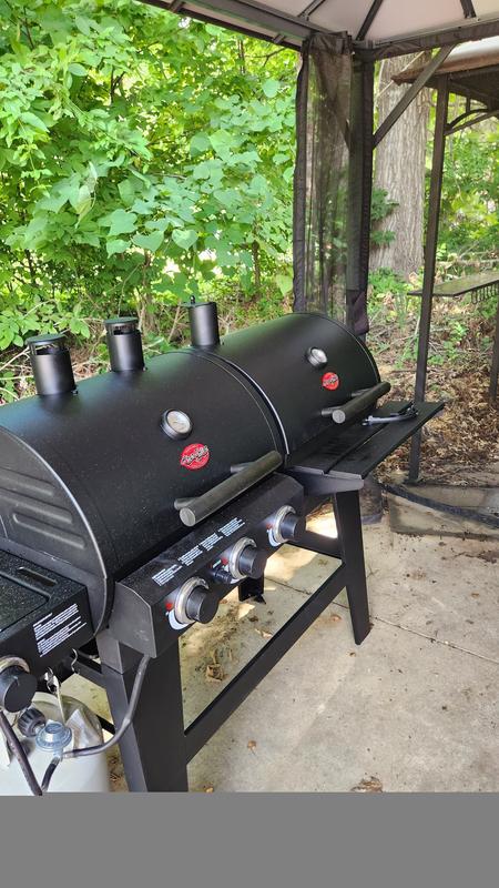 Double Play Gas Charcoal Grill Char Griller