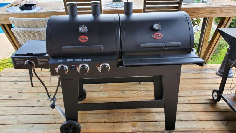 Double Play Gas Charcoal Grill Char Griller