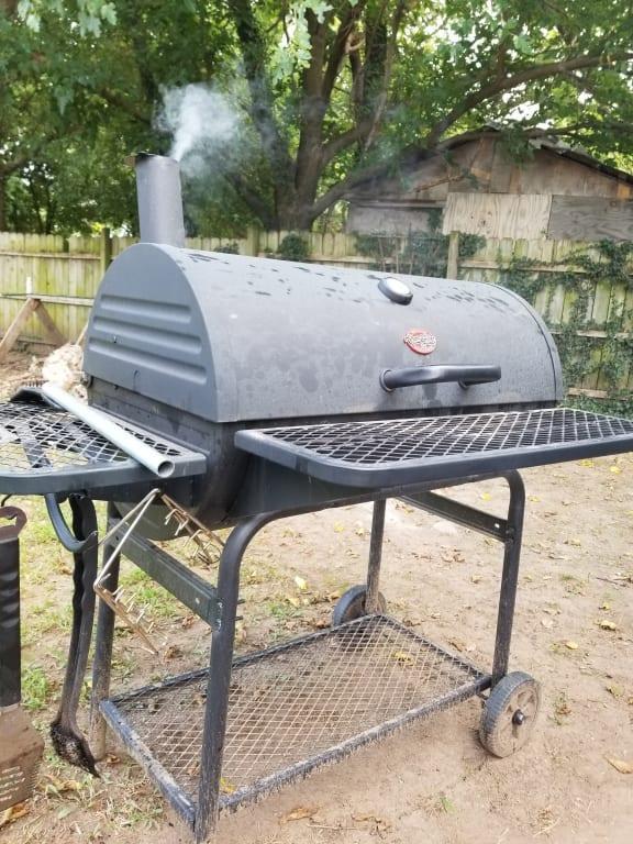 Char-Griller Deluxe Charcoal Grill and Smoker - Shop Grills