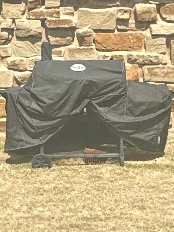My fire box and smoker stay covered and protected