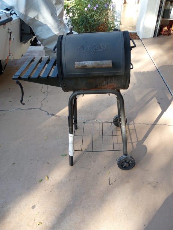 Side Fire Box Table Top Grill Charcoal Grill Metal Handle Char