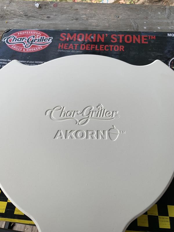 Char griller smoking stone best sale