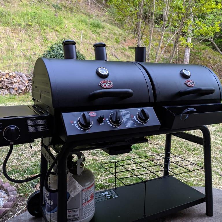 Duo 5050 Gas Charcoal Grill Char Griller