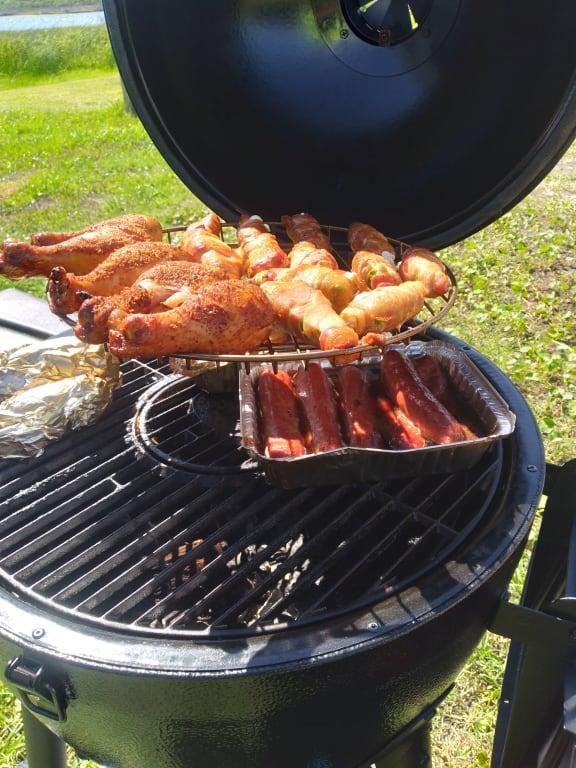 Cast Iron Barbecue Char Griller Akorn Cooking Grate AKORN® Kamado