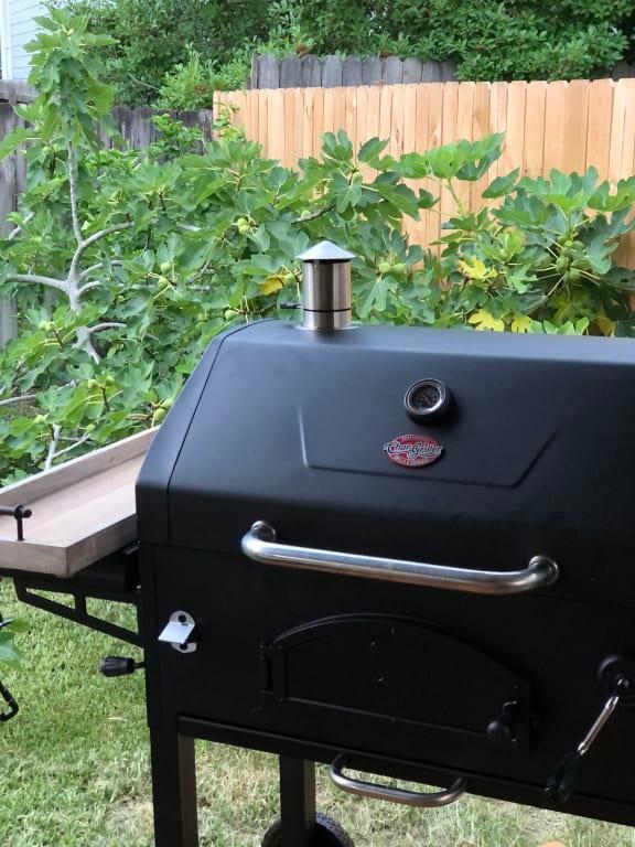 Shop Char-Griller Legacy Charcoal Grill Becomes a Smoker with Side