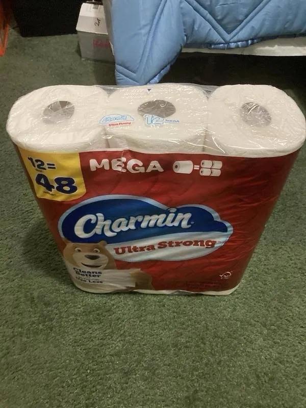 Charmin Ultra Strong Toilet Paper Mega Roll, 242 Sheets per Roll, 30 Count  