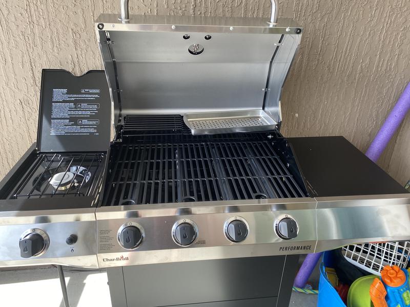 Char Broil Performance 4 BR Gas Grill with Side Burner Meijer