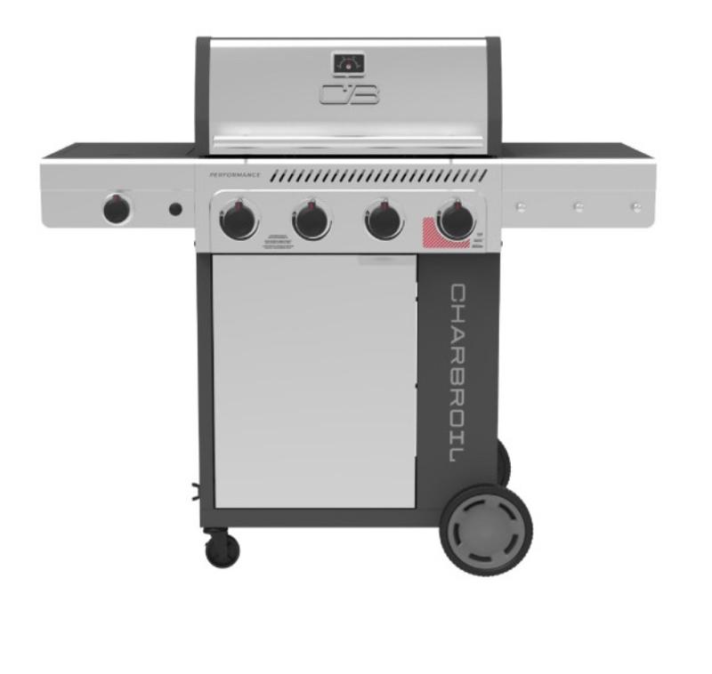 Performance Series™ FlavorMax™ 4 Burner Gas Grill Cabinet with Side Bu