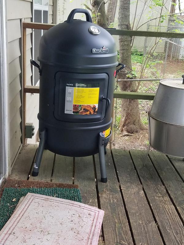 Char Broil 20 inch Bullet Smoker Zola