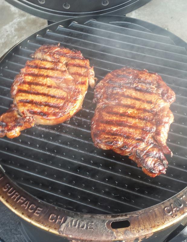 Apple Smoked Ribeye !!