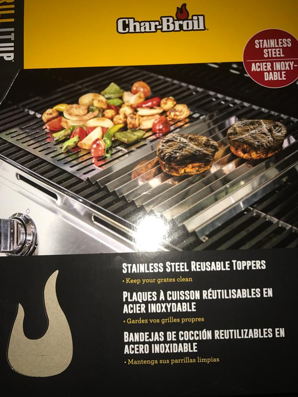 Char Broil 2 Pack Stainless Steel Grill Sheet s in the Grill