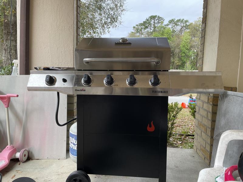 Char Broil Performance 4 BR Gas Grill with Side Burner Meijer