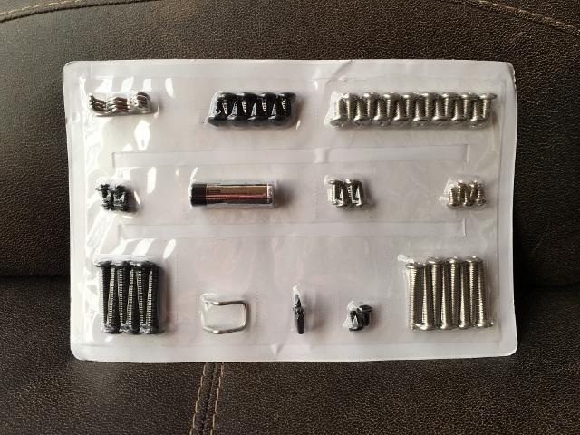 Fasteners come shrink wrapped