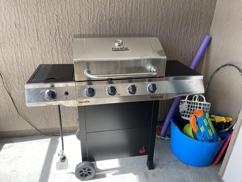 Char Broil Performance 4 BR Gas Grill with Side Burner Meijer