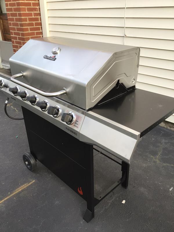 Brinkmann 6 burner gas grill best sale