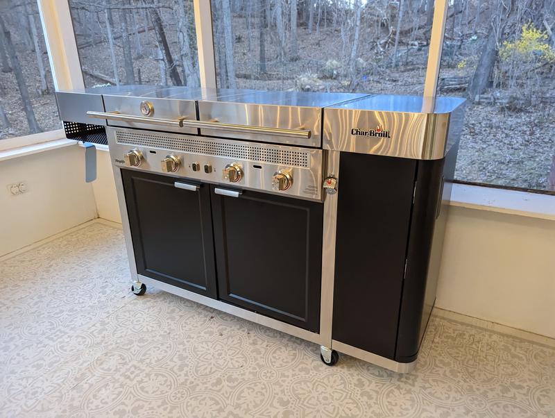 Char-Broil Medallion Series Vista GAS Powered 4 Burner Outdoor Kitchen