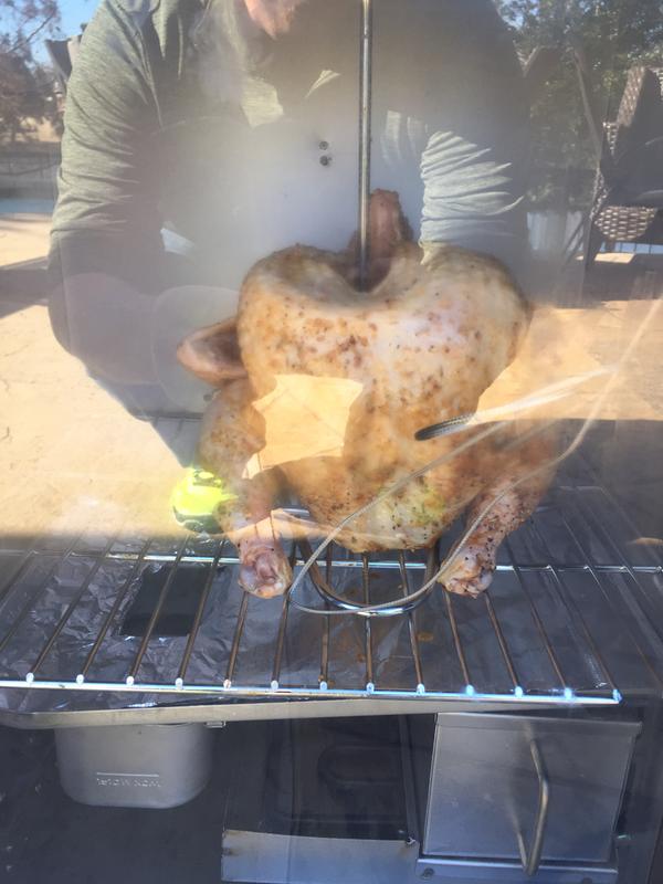 Starting the chicken