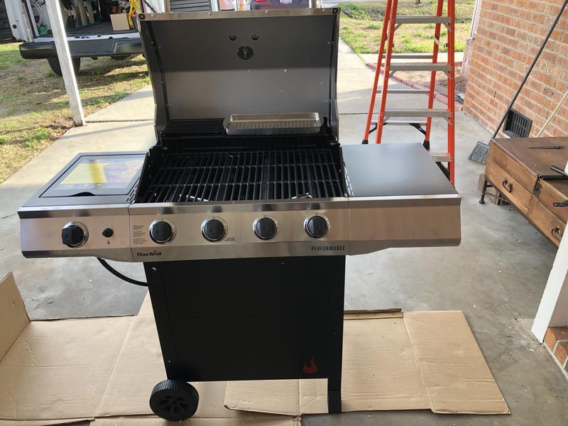 Char Broil Performance 4 BR Gas Grill with Side Burner Meijer