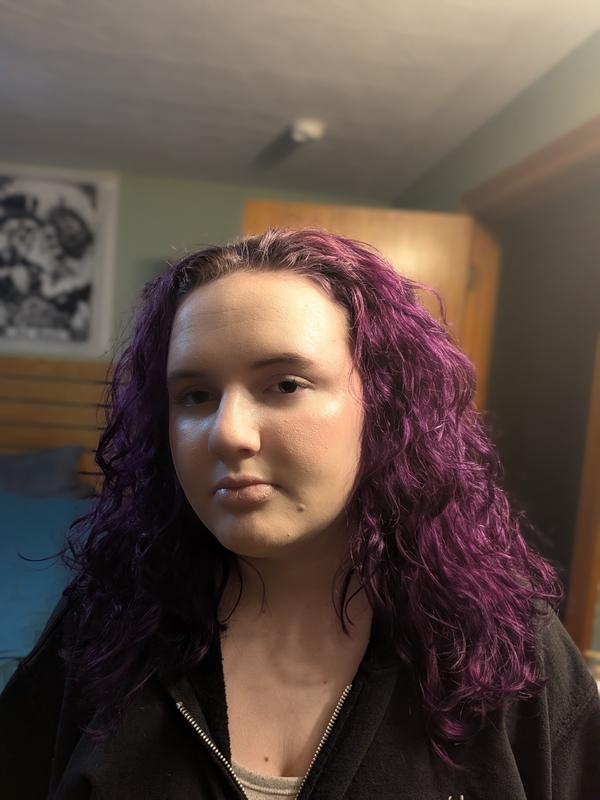 Customer photo for "Doesn't matte down all the shine"