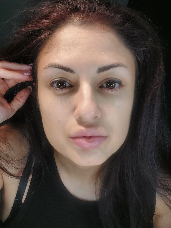 Wonder glow mixed with a drop of foundation applied all over the facr