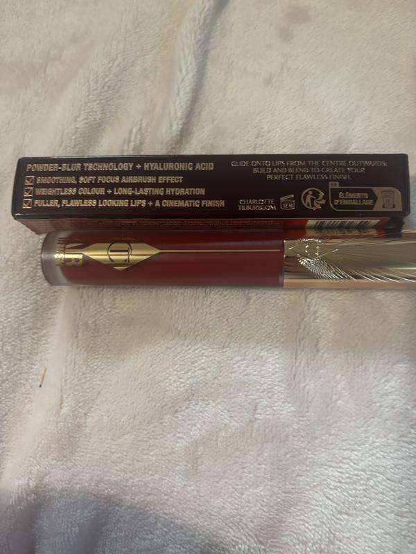 Customer photo for "Airbrush flawless lip blur~ Ruby Red"