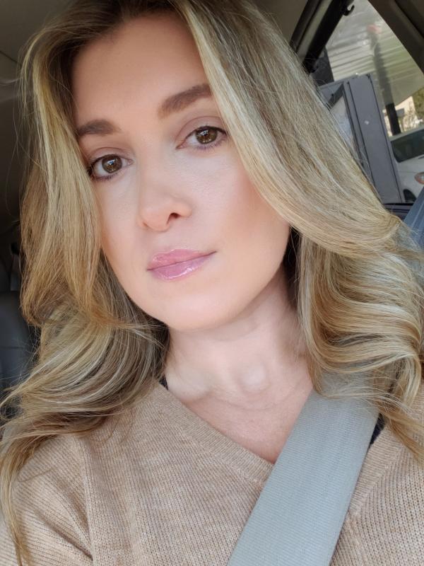 Pillow talk with clear gloss