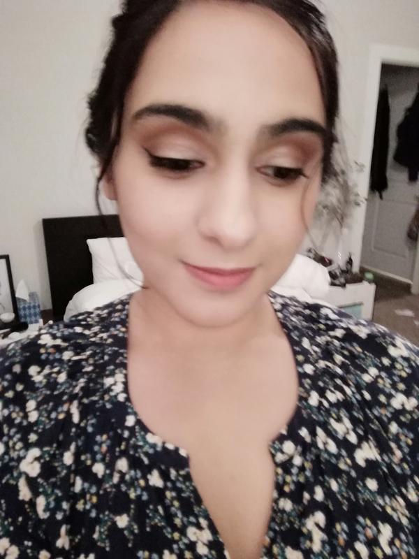 My eyeshadow at the end of the day