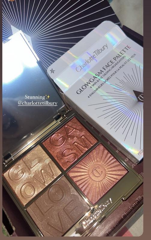 【新品】シャーロットティルブリー　GLOWGASM フェイスパレット Glowgasm Face Palette: Lightgasm | Charlotte Tilbury