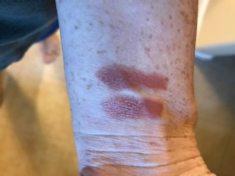 Runaway Royalty and Catwalking (deeper shade)