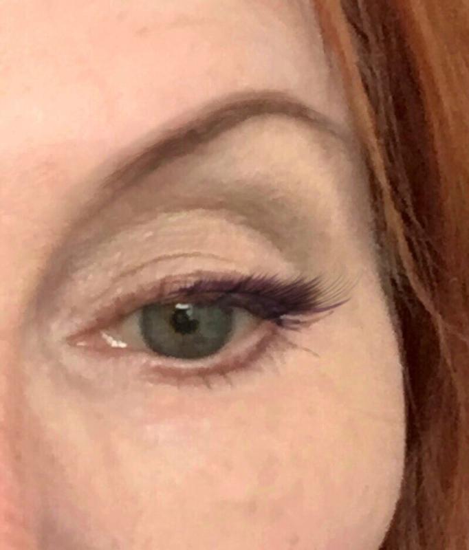 I also used a soft fine in the crease of my eye in these photos