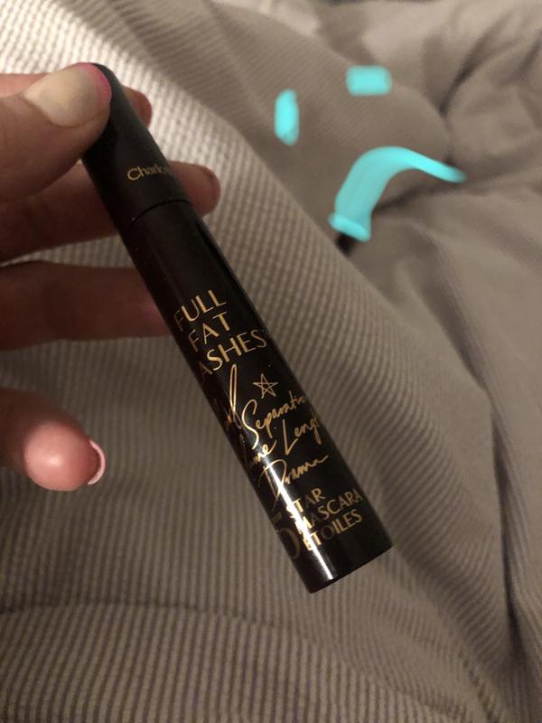 Customer photo for "THE worst mascara I have ever used."