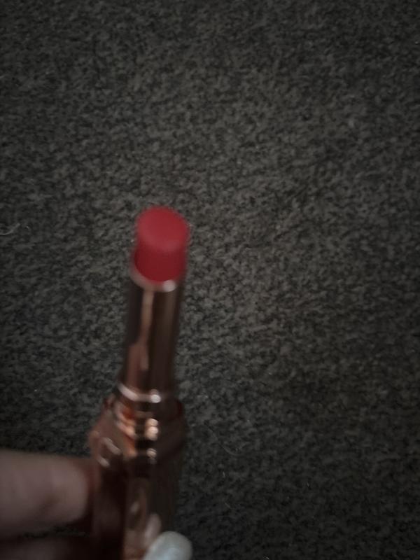 Customer photo for "Perfect t cherry red shade"