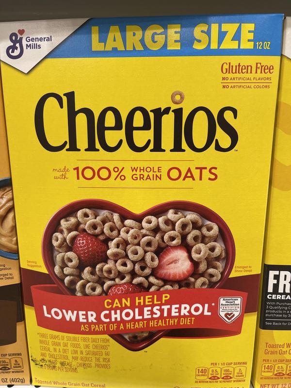 Cheerios Heart Healthy Breakfast Cereal Cup, 1 ct / 1.30 oz - Harris Teeter