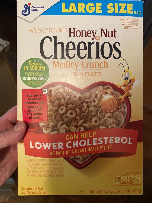 GM Honey Nut Cheerios Cereal Heart Oat Crunch - (430g) – Stockup Market