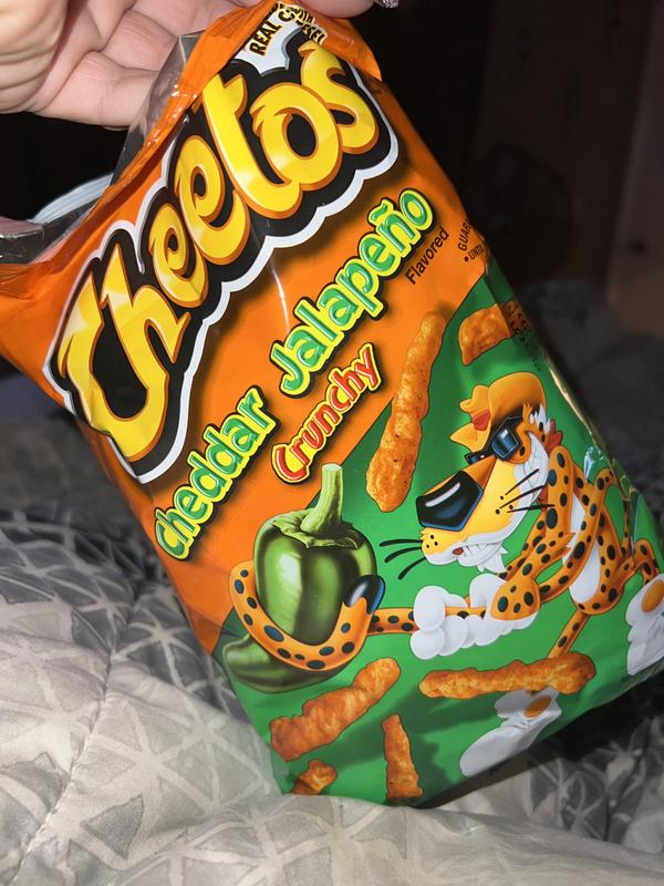 Cheetos Crunchy Cheddar Jalapeno Cheese Flavored Snacks 8.5 oz bag