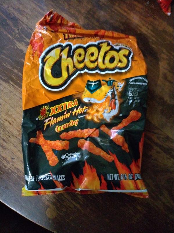 Cheetos Flamin' Hot Puffs Cheese Flavored Snacks, Party Size, 13.5 oz Bag