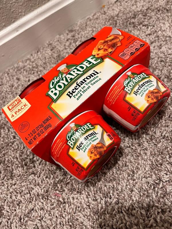 Chef Boyardee Microwave Mini Bites Micro Beef Ravioli 7.5oz Cup