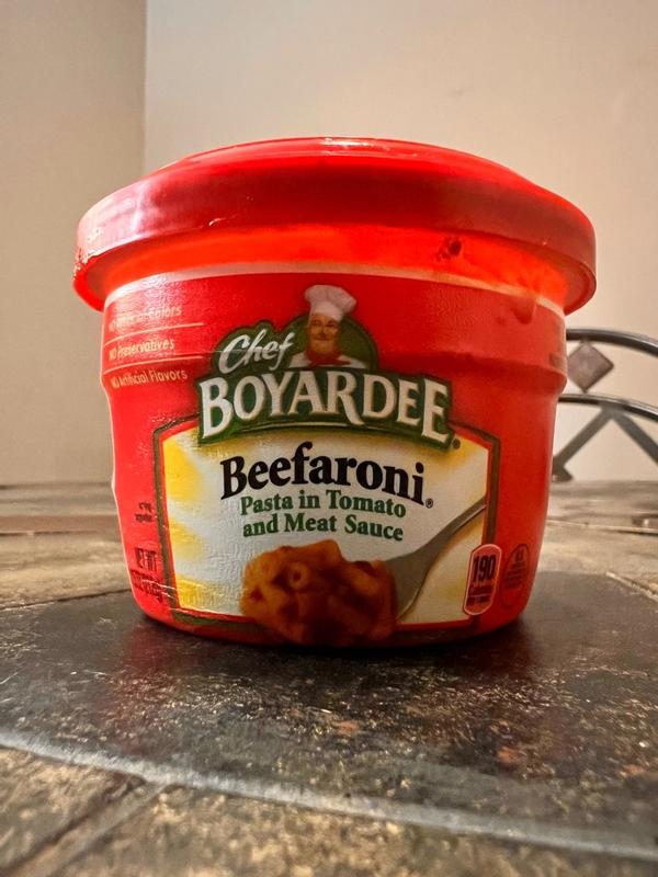 Chef Boyardee Microwave Mini Bites Micro Beef Ravioli 7.5oz Cup