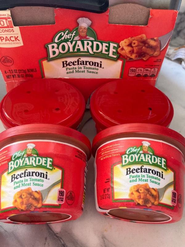 Beefaroni Microwavable Cup