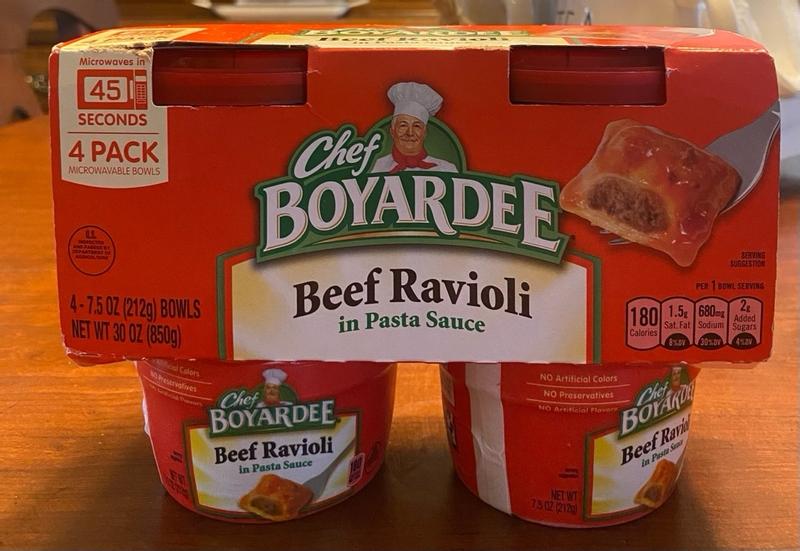 Chef Boyardee Mini Ravioli Microwave Big Bowl, 14.5 Oz.