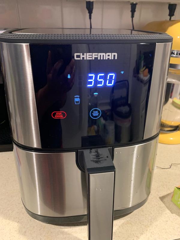 Chefman 5 Quart Digital Air Fryer - Stainless Steel