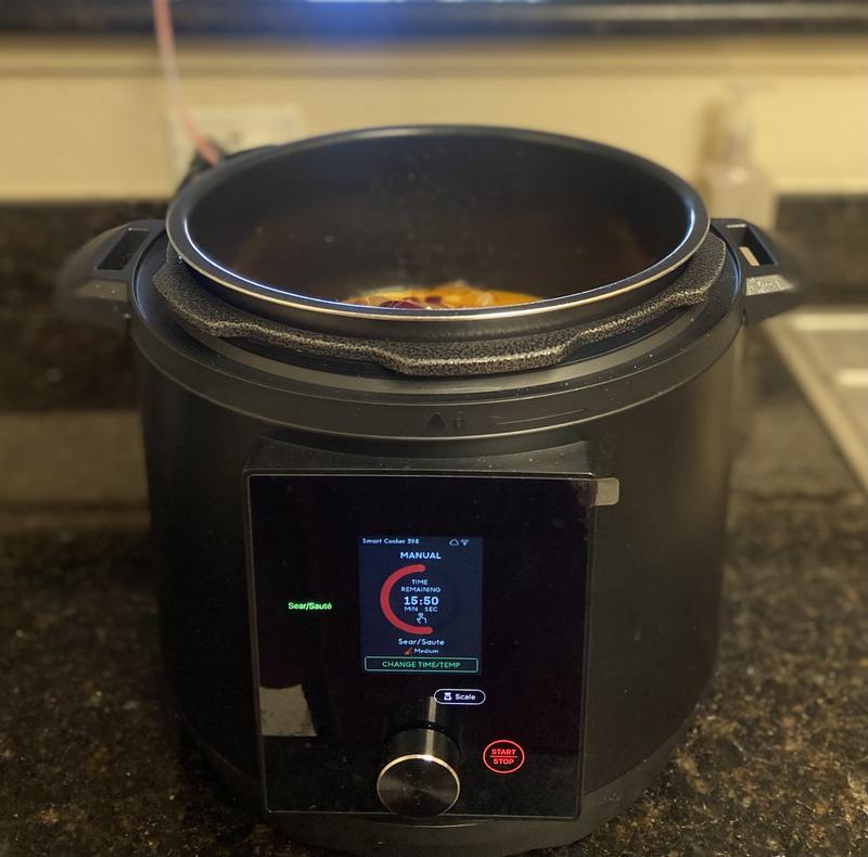 Sautéing my beef curry