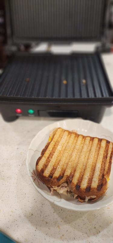 Lumme Stainless Steel Sandwich Maker - Panini Press with Floating