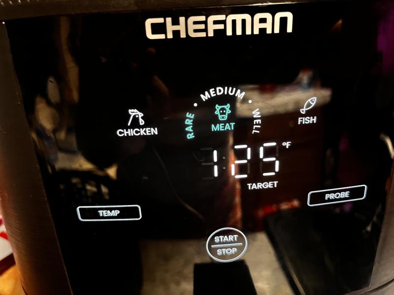 The meat temperatures