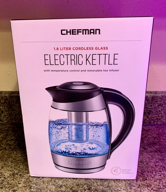 Chefman Electric Glass Kettle With Removable Tea Infuser Review