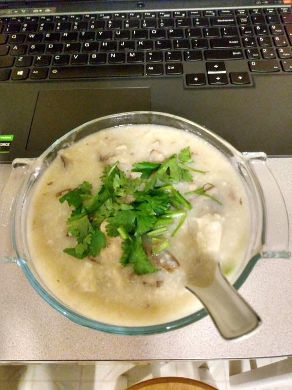 My wife's congee