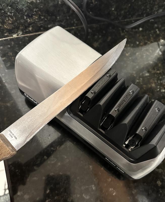 Chef'sChoice White Knife Sharpener in the Sharpeners department at